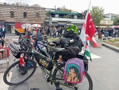 Diyarbakır&rsquo;dan Minab&rsquo;a barış pedalı