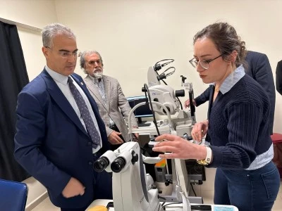 Diyarbakır Ergani'de g&ouml;z anjiyografi cihazı hizmete girdi