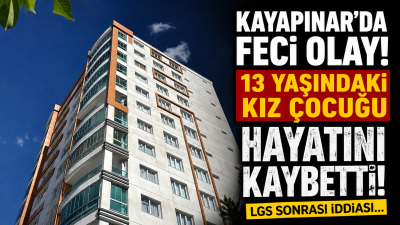 Kayapınar&rsquo;da 13 Yaşındaki &Ccedil;ocuktan Acı Haber
